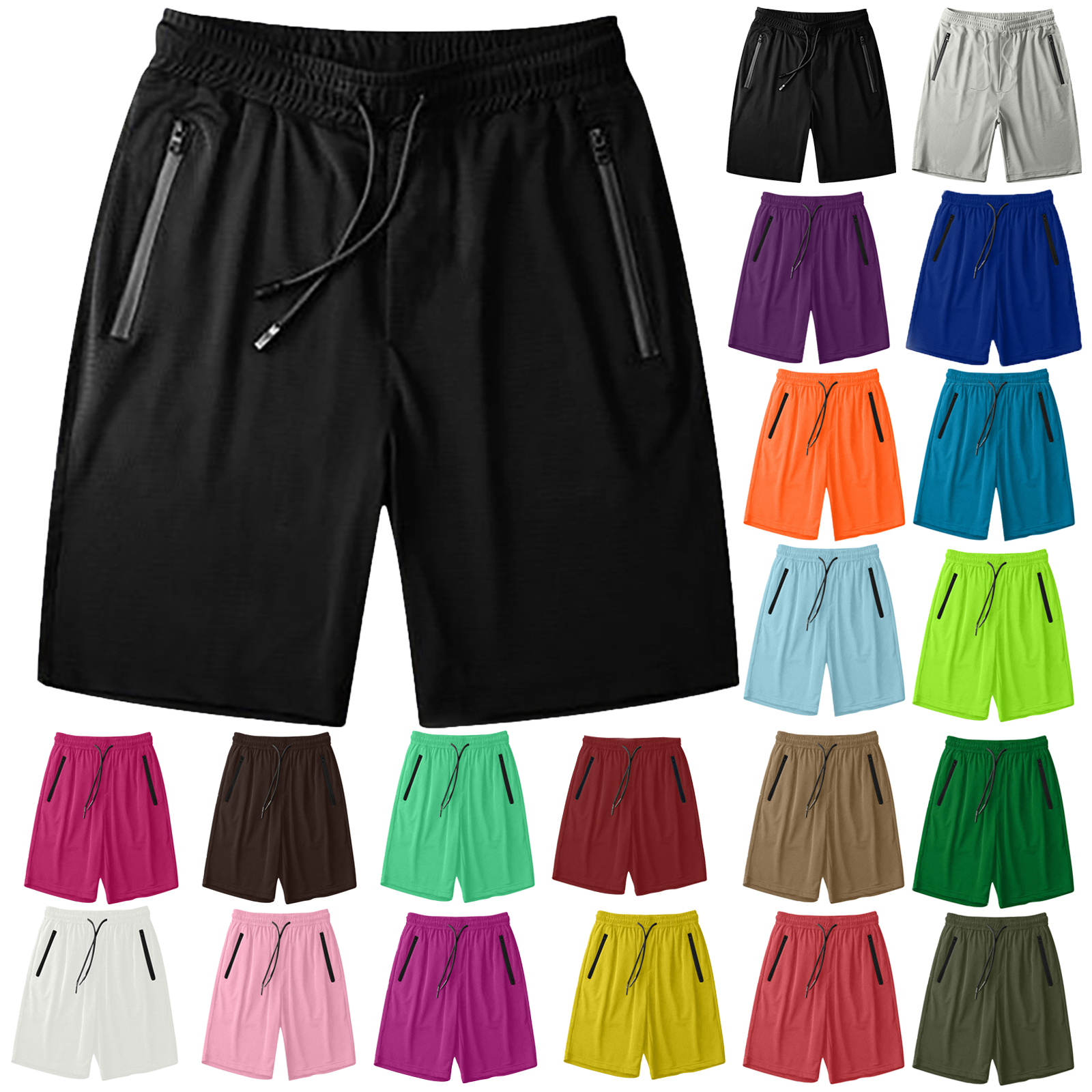 Summer Savings Women's Summer Oversize Shorts Workout Elastic Waist Casual Pockets Cargo Shorts